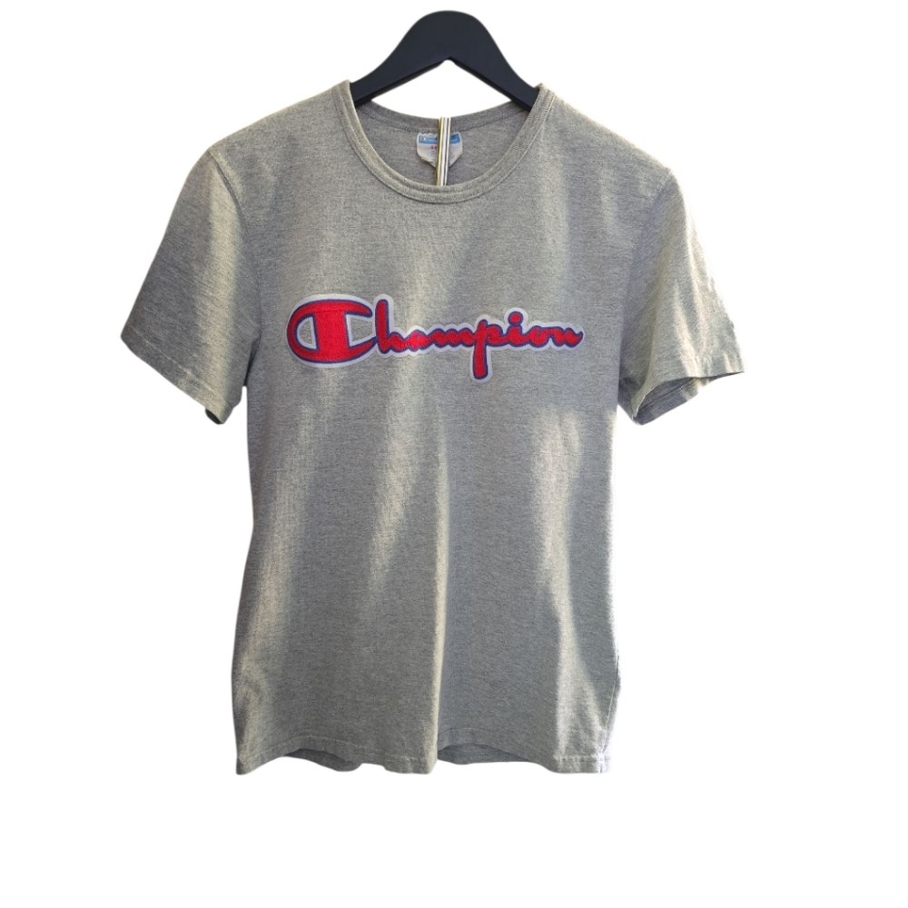 Vintage Champion Blue Bar Tag Gray T-Shirt Men’s Small Made in Honduras